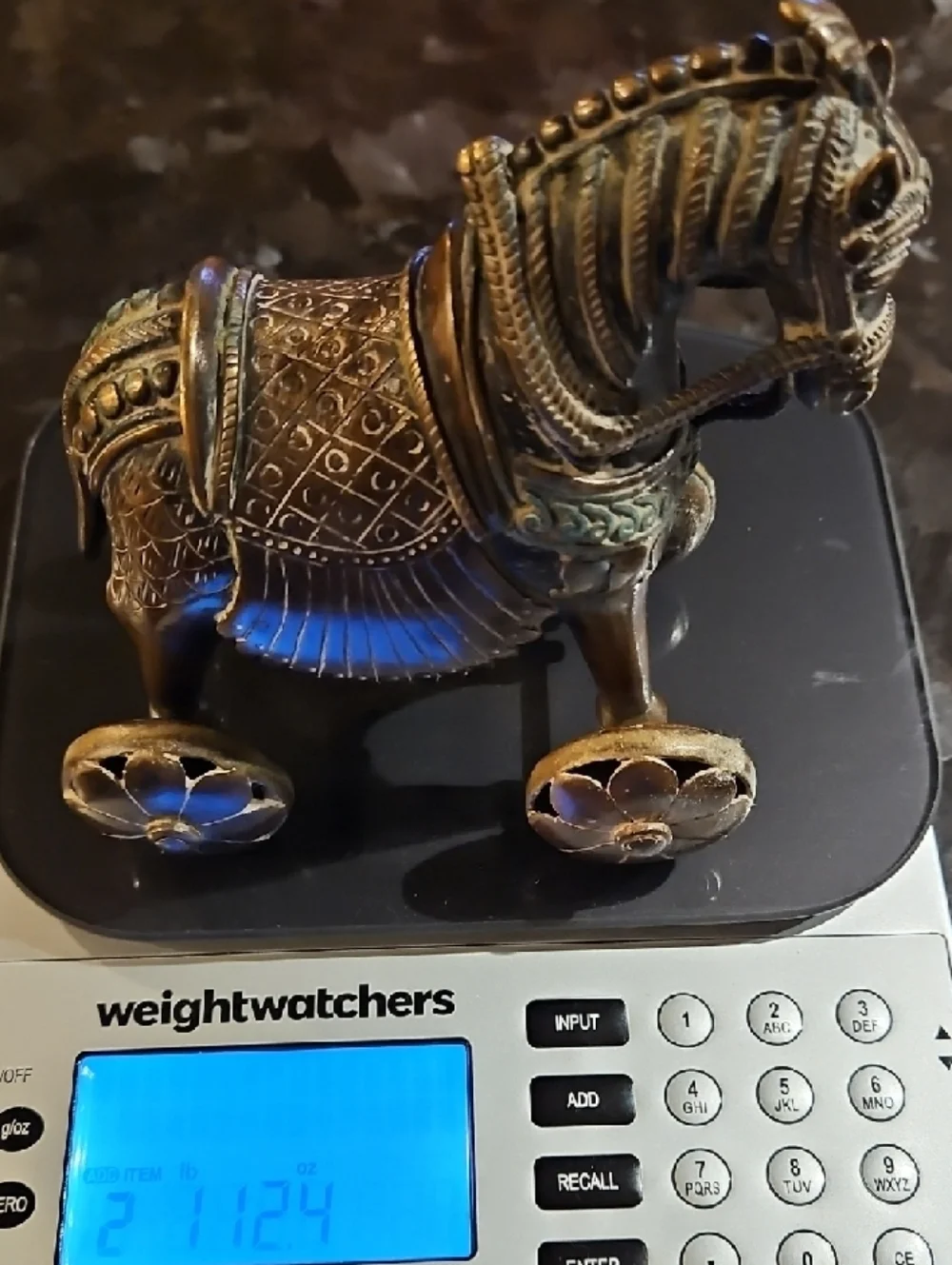 Antique/Vintage 19th Century Bronze Sacred Indian Merwari Horse